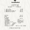 Fake Herbal Medical Receipt
