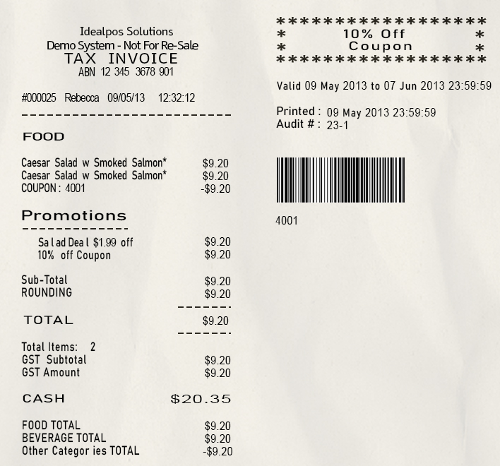 Fake Idea Solutions payment Receipt