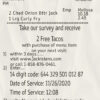 Fake JACK payment receipt