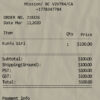 Fake Jason Demo Site Receipt