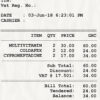 Fake Lizmat Pharmacy Receipt