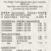Fake MEIJER payment check Receipt