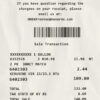 Fake menards payment receipt
