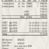 Fake National enterprises payment receipt