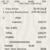 Fake Pharmacy payment receipt