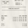 Fake Parking receipt