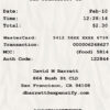 Fake Peets payment Receipt