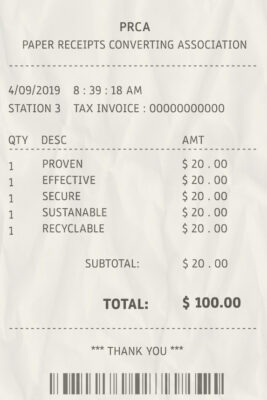 Fake Prca payment check Receipt