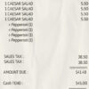 Fake President thai restaurant payment check version 2