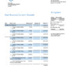 Fake RCBC Bank organization Business Bank Statement