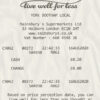 Fake Sainsbury’s payment receipt