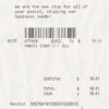 Fake Ship and go Receipt