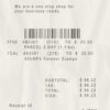 Fake Shipping Store Receipt