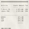 Fake Shop payment check Receipt