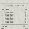 Fake Shop’s payment Receipt
