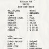 Fake Sunoco Receipt