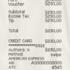 Fake Taxi payment receipt Receipt