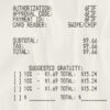 Fake The Breakfast Club Receipt