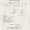 Fake Tyres Shop payment Receipt