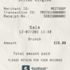 Fake marianna payment Receipt