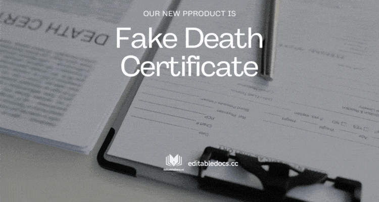 blank death certificate