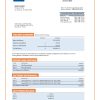 Fake BANCO del Estado de Chille Business Bank Statement
