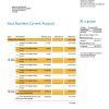 Fake Bank of Queensland Business Bank Statement