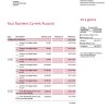 Fake CIBC Business Bank Statement