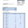 Fake China Construction Business Bank Statement