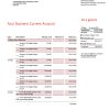 Fake Chongqing Rural Commercial Business Bank Statement