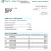 Fake Credit Agricole Business Bank Statement