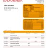 Fake DAVIVIENDA Business Bank Statement