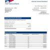 Fake FIRST National Business Bank Statement