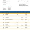 Fake Finecobank company Business Bank Statement