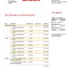 Fake Industrial Business Bank Statement