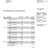 Fake Jefferies Business Bank Statement