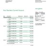 Fake Kuwait Finance House Business Bank Statement