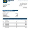 Fake Laurentian Business Bank Statement