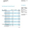 Fake Luzerner Kantonalbank Business Bank Statement