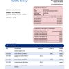 Fake Nationwide Building Society Business Bank Statement