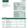 Fake Northern Trust Business Bank Statement