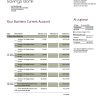 Fake Onesavings Business Bank Statement