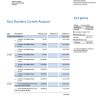 Fake Tianjin Business Bank Statement