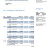 Fake Wintrust Financial Business Bank Statement